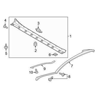 Porsche OE - Pillars, Rocker & Floor - Exterior Trim (Turbo / Turbo S Convertible)