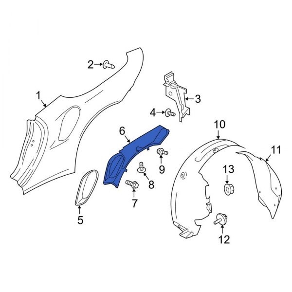 Radiator Support Air Duct