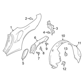Porsche OE - Quarter Panel & Components (Turbo / Turbo S Convertible)