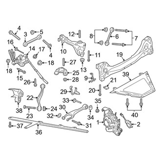Porsche OE - Rear Suspension - Suspension Components (Turbo / Turbo S)