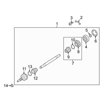 Porsche OE - Rear Suspension - Drive Axles (Turbo / Turbo S)