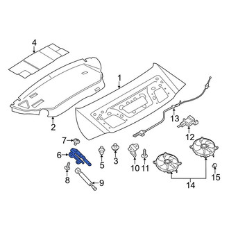 Porsche OE - Rear Right Deck Lid Hinge