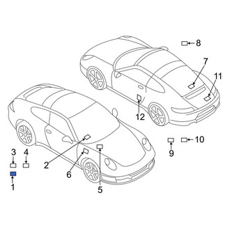 Porsche OE - Engine Decal