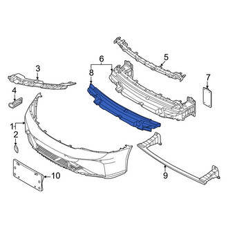 Porsche OE - Front Bumper Impact Absorber