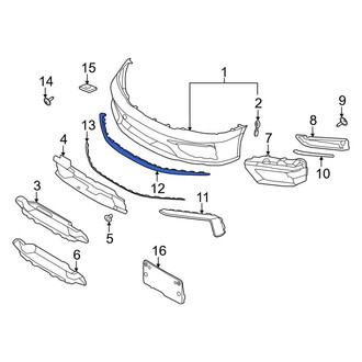Porsche OE - Front Lower Spoiler