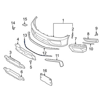 Porsche OE - Front Lower Spoiler