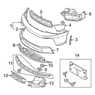 Porsche OE - Front Bumper - Bumper & Components (Cover & Components), (GT3)