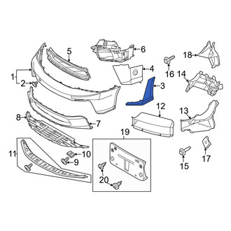 Porsche OE - Front Right Spoiler