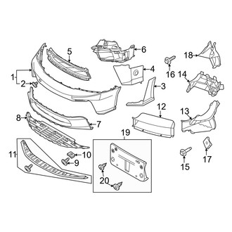 Porsche OE - Front Bumper - Bumper & Components (Cover & Components), (GT3 RS / GT3 Touring Package)