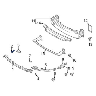 Porsche OE - Rocker Panel Molding Screw
