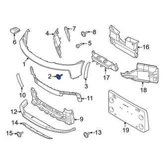Porsche OE - Rocker Panel Molding Screw