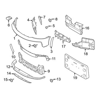 Porsche OE - Front Bumper - Bumper & Components (Cover & Components), (Dakar)