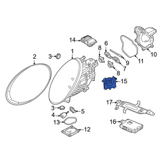 Porsche OE - Front Headlight Bulb