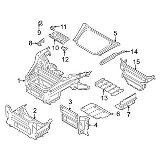 Porsche OE - Front Structural Components - Inner Structure (Carrera / Carrera T Coupe)