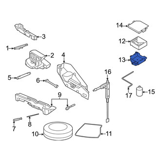 Porsche OE - Tire Repair Kit Bracket