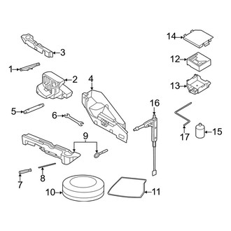Porsche OE - Front Structural Components - Jack & Components