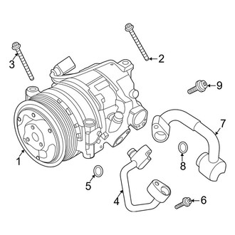 Porsche OE - Air Conditioner & Heater - Compressor (Carrera / Carrera 4 / Carrera 4 GTS / Carrera 4S / Carrera GTS / Carrera S / GT3 / Targa 4 / Targa 4 GTS / Targa 4S)