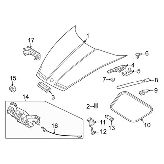 Porsche OE - Hood & Components (GT3 / S/T)