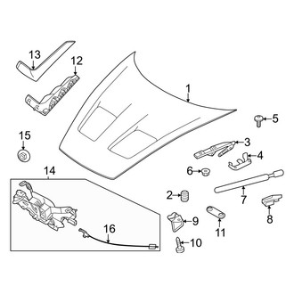 Porsche OE - Hood & Components (GT3 RS / GT3 Touring Package)