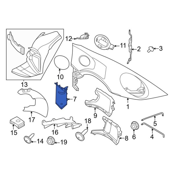 Fender Extension Panel