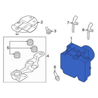 Porsche OE - ABS Hydraulic Assembly