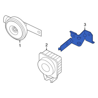 Porsche OE - Anti-Theft Alarm Siren Bracket