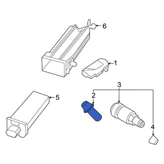 Porsche OE - Tire Pressure Monitoring System (TPMS) Sensor Bolt