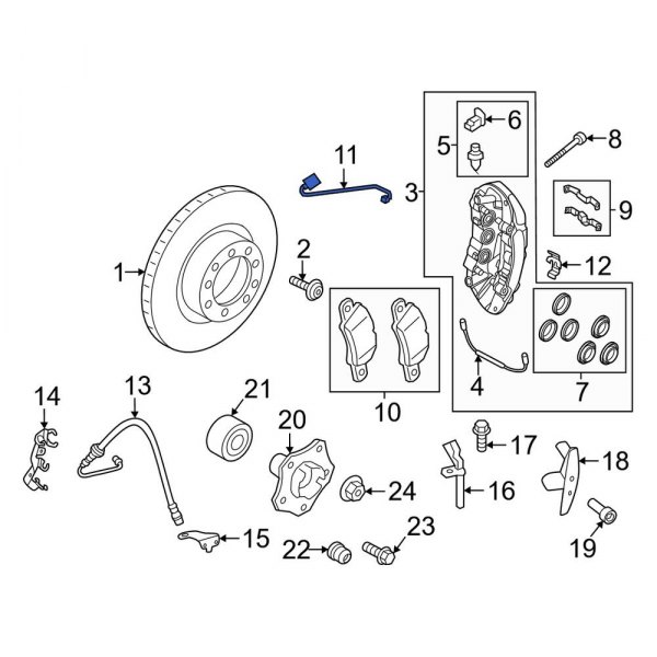 Disc Brake Pad Wear Sensor