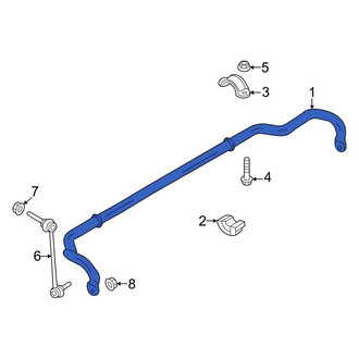 Porsche OE - Front Suspension Stabilizer Bar