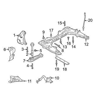 Porsche OE - Front Suspension - Suspension Components (Carrera 4 / Carrera 4S)