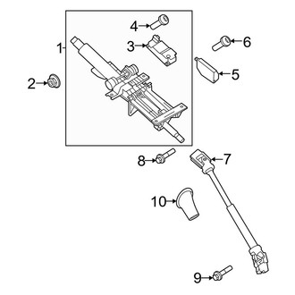 Porsche OE - Steering Column Assembly (3.0L / 4.0L)