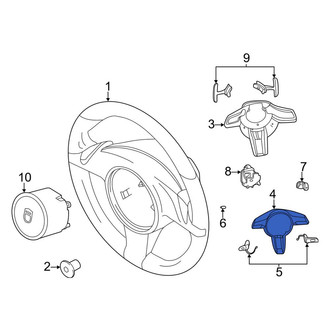 Porsche OE - Front Steering Wheel Trim