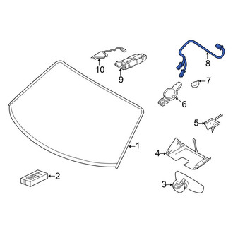 Porsche OE - Front Rain Sensor Wiring Harness