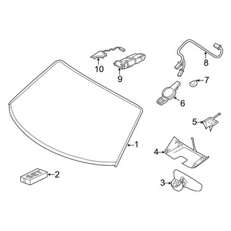 Porsche OE - Windshield Glass