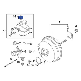 Porsche OE - Brake Master Cylinder Reservoir Cap
