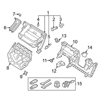 Porsche OE - Instrument Panel - Glove Box (3.0L)