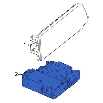Porsche OE - Radio Control Unit