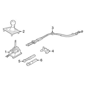 Porsche OE - Console (Shifter), (Targa 4S Standard Tr)