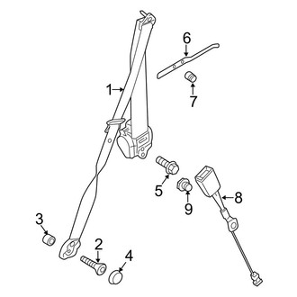 Porsche OE - Restraint Systems - Front Seat Belts