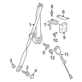 Porsche OE - Restraint Systems - Front Seat Belts (Carrera / Carrera 4 / Carrera 4 GTS / Carrera 4S / Carrera GTS / Carrera S Convertible)