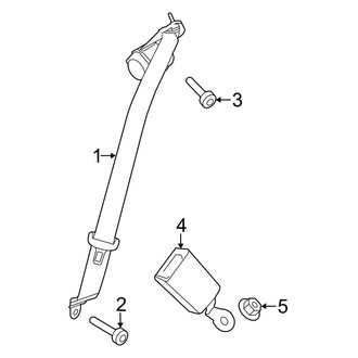 Porsche OE - Restraint Systems - Rear Seat Belts