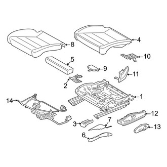 Porsche OE - Seats & Tracks - Front Seat Components (Seat Cushion, Sport Seats)