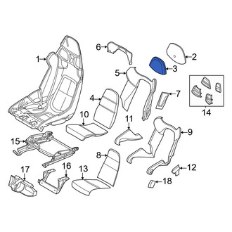 Porsche OE - Headrest Cover