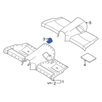 Porsche OE - Front Seat Belt Guide