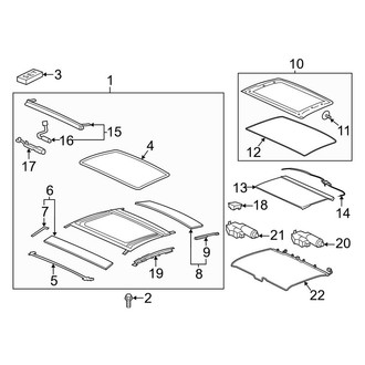 Porsche OE - Roof - Sunroof (With Glass Panel), (Carrera / Carrera 4 / Carrera 4S / Carrera S Coupe)