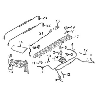 Porsche OE - Roof - Motor & Components (Carrera / Carrera 4 GTS / Carrera GTS / Carrera T Convertible)