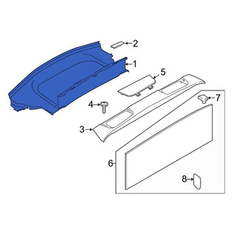 Porsche OE - Rear Lower Package Tray