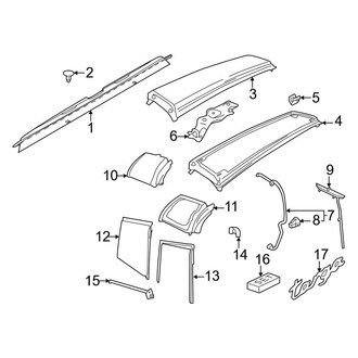 Porsche OE - Roof - Exterior Trim (Targa 4 / Targa 4 GTS / Targa 4S)