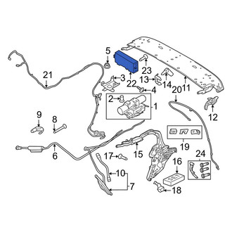 Porsche OE - Convertible Top Control Unit
