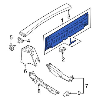 Porsche OE - Partition Panel